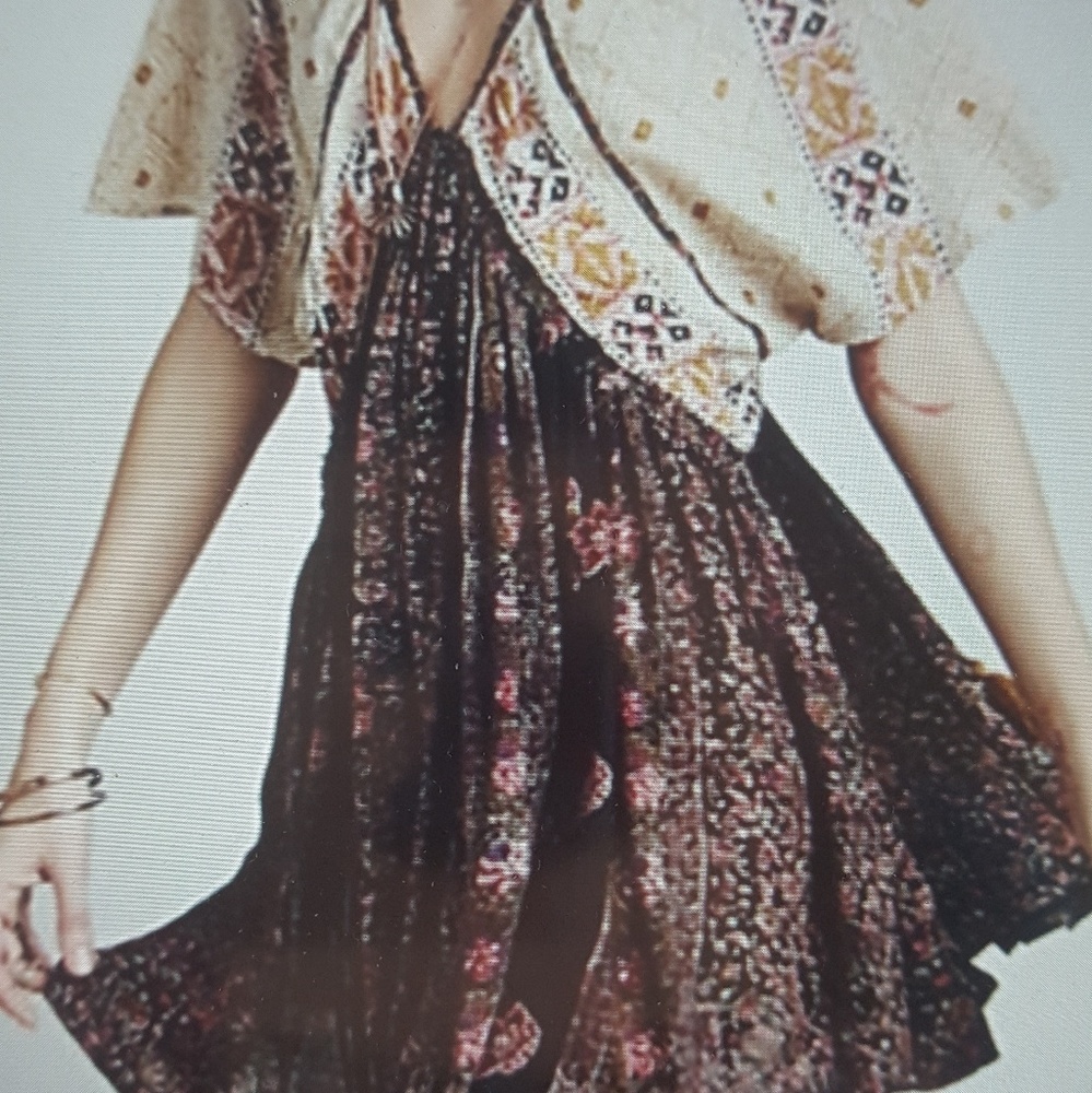 Free People Wild World Mini Dress